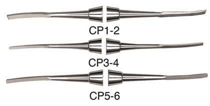 Hu-Friedy Cavity Prep Chisel #5/6 Wedelstaedt, Double End, #41 Round Handle, 15-15-3, CP5/6 thumbnail 4