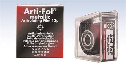 Arti-Fol II Metallic Two-Sided Articulating Film, 12 microns, 22 mm x 20 m, Black/Red, 1 Roll/Pk, BK28 thumbnail 11