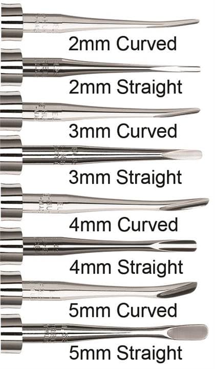 Hu-Friedy Luxating Elevator, 2mm Straight, #510 Large Tapered Hexagonal Handle, Single End, EL2S thumbnail 4