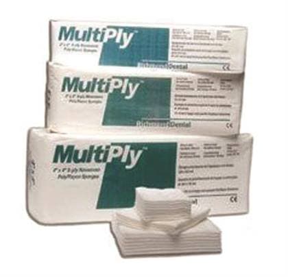 Richmond Dental MultiPly™ Rayon/Poly Nonwoven Sponges, 3" x 3", Non-Sterile, 8-Ply, 2500/Case thumbnail 2