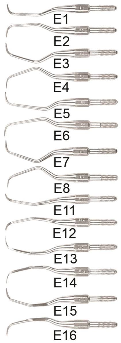 DenMat E11S Gracey Curette, Extended Shank, Stainless Steel, Contra-Angled Tip - E11S GRAC EXT SS CS TIP - Image 1
