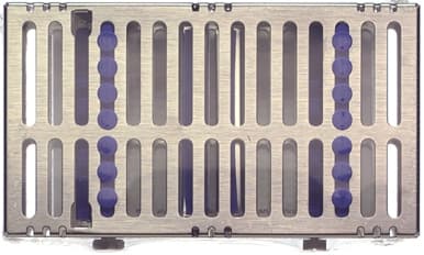 Hu-Friedy IMS Signature Series Double-Decker Cassette, 14-Instrument, Two-Tier, Blue, IM9148 thumbnail 8