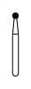 NTI Diamond Bur, FG, Round, #F801, 1.6 mm, Fine Grit, Red Ring, 5/Pk, F801-016 thumbnail 7