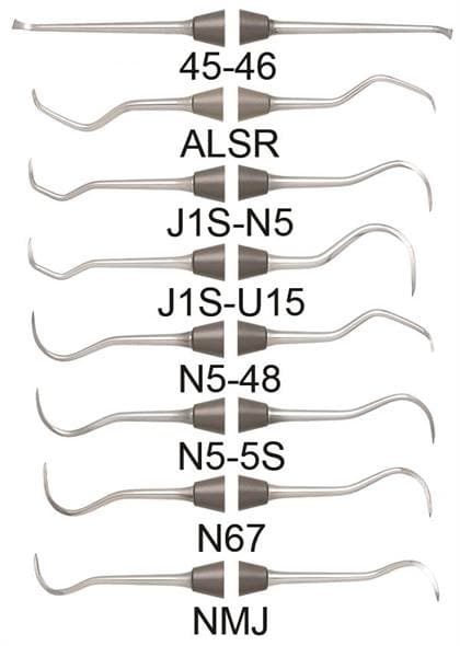 Nordent Sickle Scaler N5/Hoe #48, Double End, Anterior, DuraLite Round Handle, Stainless Steel, RESCN5-48 thumbnail 6