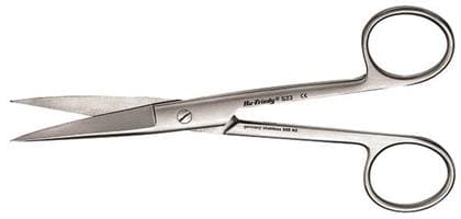 Hu-Friedy Surgical Scissors #23, S/Curved, Pointed, 5.75", Stainless Steel thumbnail 5