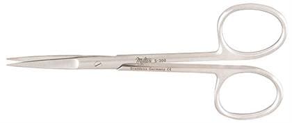 Miltex-Integra Iris Surgical Scissors, 4" Straight, Stainless Steel, Sharp/Sharp Tips, 5-300 thumbnail 8