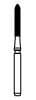 NTI® Trimming & Finishing Carbide Bur, 12-Fluted, FG, Parallel Bevel, Red Ring, 1.2 mm Diameter, 5/Pkg, #H283-012 thumbnail 6