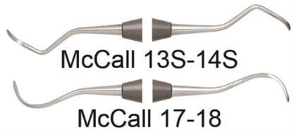 Nordent Relyant McCall Curette #17-18, Double-End, #6 Handle, Stainless Steel thumbnail 4