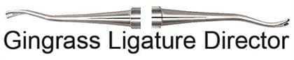 Hu-Friedy Gingrass Ligature Director, Double End, #2 Octagonal Handle, LDG2 thumbnail 5