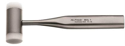 Hu-Friedy Mead Immunity Mallet #1, Stainless Steel with Nylon Facings, 7.5 in (19cm), MAL1 thumbnail 5
