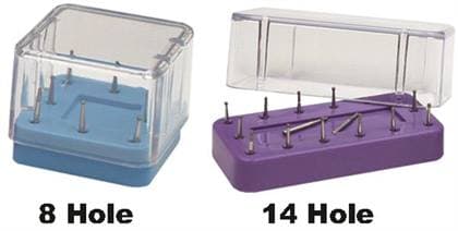 Zirc Magnetic Bur Block 14-Hole Cover, 2" High for HP Lab Burs, Clear, 1/Pk, 50Z405 thumbnail 8