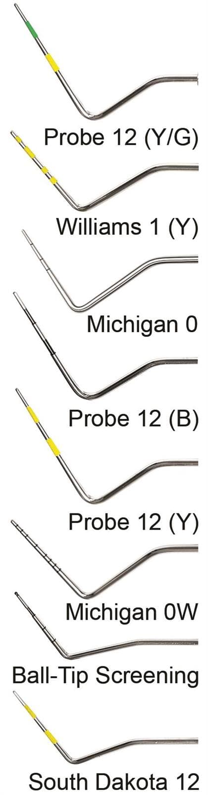 American Eagle Instruments #12 Marquis Periodontal Probe, Single-Ended, EagleLite 3/8" Resin Handle, Yellow Markings, 1/Pk, AEP12YX thumbnail 10