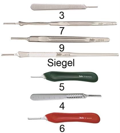 Miltex-Integra #4 Scalpel Handle, Rustless Nickel Plated, Graduated, 5.375" thumbnail 3