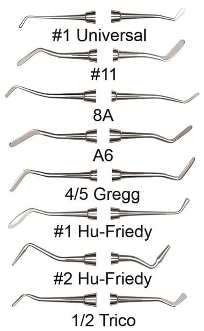 Hu-Friedy PFI1 Plastic Filling Instrument, Double-Ended, #1, #41 Round Handle, Stainless Steel thumbnail 7