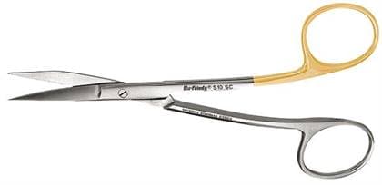 Hu-Friedy Scissors #10 Double-Curved Super-Cut, Serrated Blade, Stainless Steel, 5.25", 870544 thumbnail 5