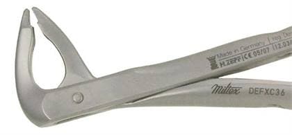 Miltex-Integra Xcision #36 Extracting Forceps, Lower Anteriors, Stainless Steel, DEFXC36 thumbnail 5