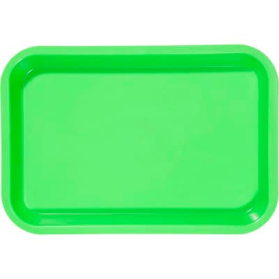 Zirc Mini Tray, Neon Green, 9-3/8" x 6-3/8" x 7/8", Autoclavable, 20Z101P thumbnail 8