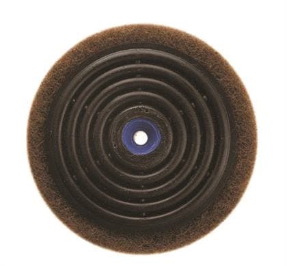 Hatho Polishing Disc with Scotch-Brite, Medium Grit, 3" Diameter x 1" Thick, 1/Pkg thumbnail 2
