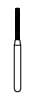 NTI Diamond Bur, FG, Cylinder Modified Shoulder, # C837KR, 1.4 mm Diameter, 8.0 mm Length, Coarse, Green, 5/Pk, C837KR-014 thumbnail 6