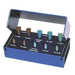 Shofu Amalgam Polishing Classic Plastic Kit, FG (Friction Grip), 12 Pieces thumbnail 3