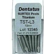 Dentatus Surtex Classic Titanium Post Refill, Long (L3), 1.35mm x 11.8mm, 12/Bx, TST-L3 thumbnail 7