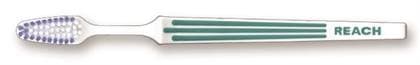 REACH Advanced Design Toothbrush, Adult Soft Compact, Raised Rubber Handle, 72/Pk, 507219-72 thumbnail 3