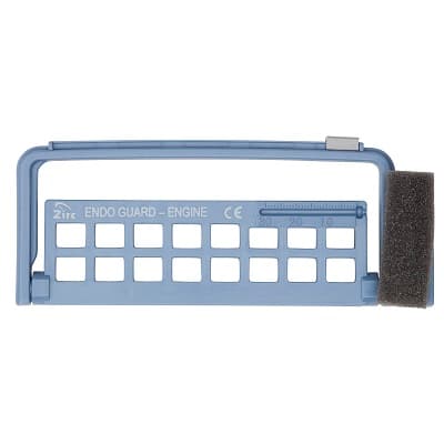 Zirc Steri-Endo Guard Engine Organizer, Blue, Holds 11 Engine & 5 Hand Files, 5-3/8" x 3/8" x 2-3/16", 1/Pk, 50Z452B thumbnail 9