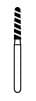NTI Turbo Diamond Bur, Super Coarse, Round End Taper, FG Short Shank, #856-016 (SC856-T-016M), 5/Pkg thumbnail 4