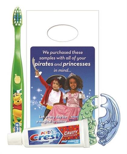 Oral-B Kids 2-3 Manual Toothbrush Bundle (72) with Crest Kids Toothpaste and Glide Pro-Health Flossers - -Kids 2-3 Manual Bundle (72) - Image 1