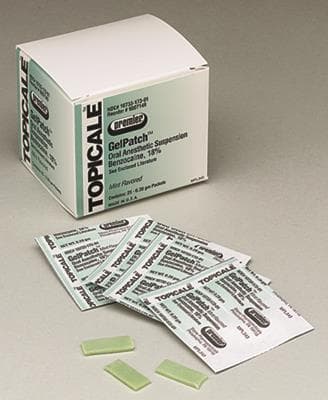 Topicale GelPatch Topical Anesthetic Patch, 18% Benzocaine, Mint, 25/Box, 9007149 thumbnail 12