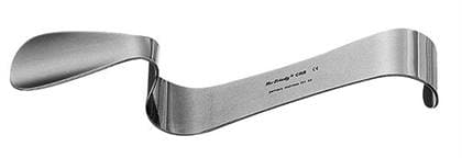 Hu-Friedy Bishop Cheek Retractor, Silver, Surgical Grade Stainless Steel, 5.3" thumbnail 6