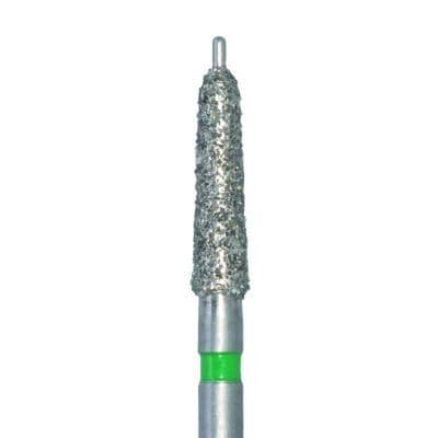 Meisinger Crown Preparation Diamond Bur, Friction Grip, Chamfer Guided Tip, 508, 2.0 mm, Coarse, Green, 5/Pk, 508G-020-FG thumbnail 6