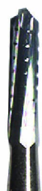 Midwest Operative Carbide Bur #1557, Straight Fissure Round End Crosscut, Friction Grip Short Shank, 1.0 mm Diameter, 3.7 mm Length, 10/Pkg, 389459 thumbnail 6