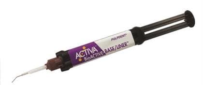 Pulpdent ACTIVA BioACTIVE-Base/Liner, Single Pack, 5 mL/7 g Syringe + 20 Automix Tips, VB1 thumbnail 19