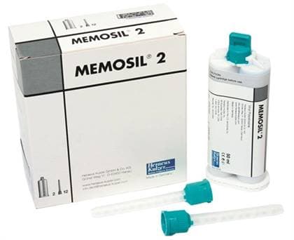 Kulzer Memosil 2 Transparent Bite Registration VPS Material, Regular Body, 2 x 50 mL Cartridges with Mixing Tips, Ref 50035018 thumbnail 7