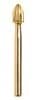 NTI® Trimming & Finishing Carbide Bur, 12-Fluted, FG, Football/Bullet Shape, #H7408-MW, 1.0 mm Diameter, 5/Pkg thumbnail 6