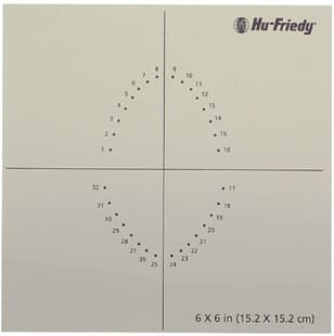 Hu-Friedy Rubber Dam Template, Universal, Double-Sided Adult/Pediatric, 830054 thumbnail 4