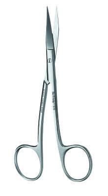 Hu-Friedy Scissors #10 Double-Curved, 5.25", Serrated Blade, Stainless Steel, Each thumbnail 4