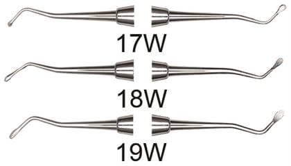 Hu-Friedy Double-Ended Excavator, 18W Oval Spoon, #41 Round Handle, 1.5 mm, EXC18W thumbnail 7