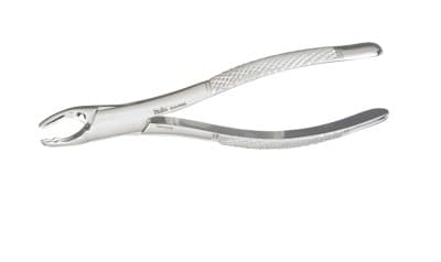 Miltex #150XAS Pedodontic Extracting Forceps, 4-1/2", Petite, Serrated, Split Beaks, Stainless Steel, 1 Each thumbnail 3