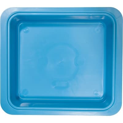 Zirc Procedure Tub Only, Neon Blue, 12-1/4"L x 10-7/8"W x 2-3/4"H, 1/Pk, 20Z463N thumbnail 6