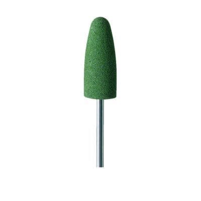Meisinger 9573V-100-HP-GRN Coarse Acrylic Green Polisher, HP Shank, Cone/Bullet Shape, 10mm Head, Pack of 5 thumbnail 4