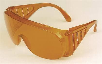 Uvex Orange Blocking Safety Glasses, Standard Frame, Fits Over Glasses (OTG), Orange, 1/Pkg thumbnail 3
