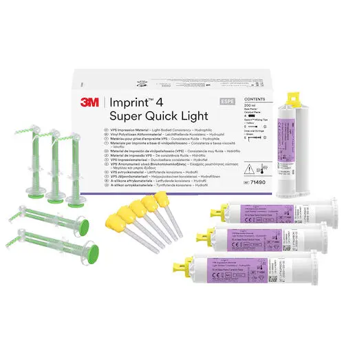 Imprint 4 VPS Impression Material, Garant Cartridge Refill, Light Body, Super Quick, Purple, 50 ml, 4/Pk, 71490 thumbnail 8