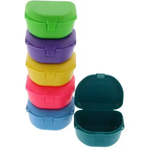 Zirc Dental Retainer Box, 1-1/2" Deep, Assorted Colors, 12/Pack, 25R550 thumbnail 5