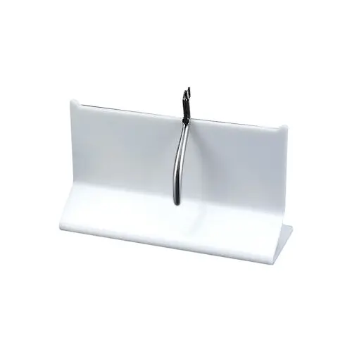 Plasdent Upright Plier Rack, White, 5" W x 9" L x 5-1/2" H, #1009 - Plasdent Upright Plier Rack - White, 5" W x 9" L x 5-1/2" H - Image 1