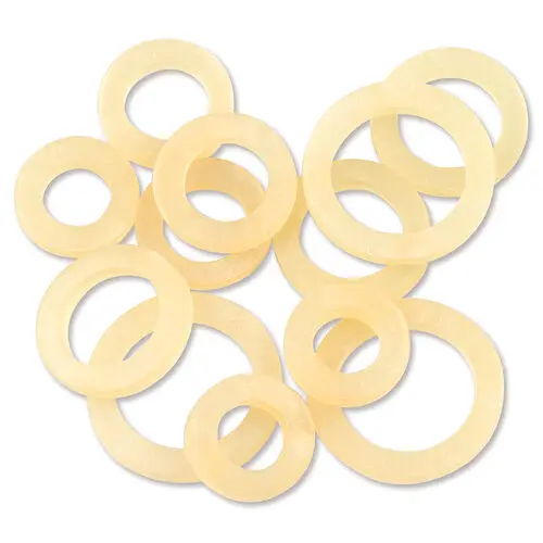 Ortho Technology Extraoral Latex Elastics, 1/4", 16 oz Force, Amber, 1000/Pkg, 500-506 thumbnail 2