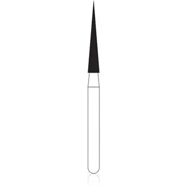 SS White Revelation Diamond Bur, Round End Cone, FG, Ultra Fine, #859-016UF, 1.6 mm Diameter, 5/Pk thumbnail 3