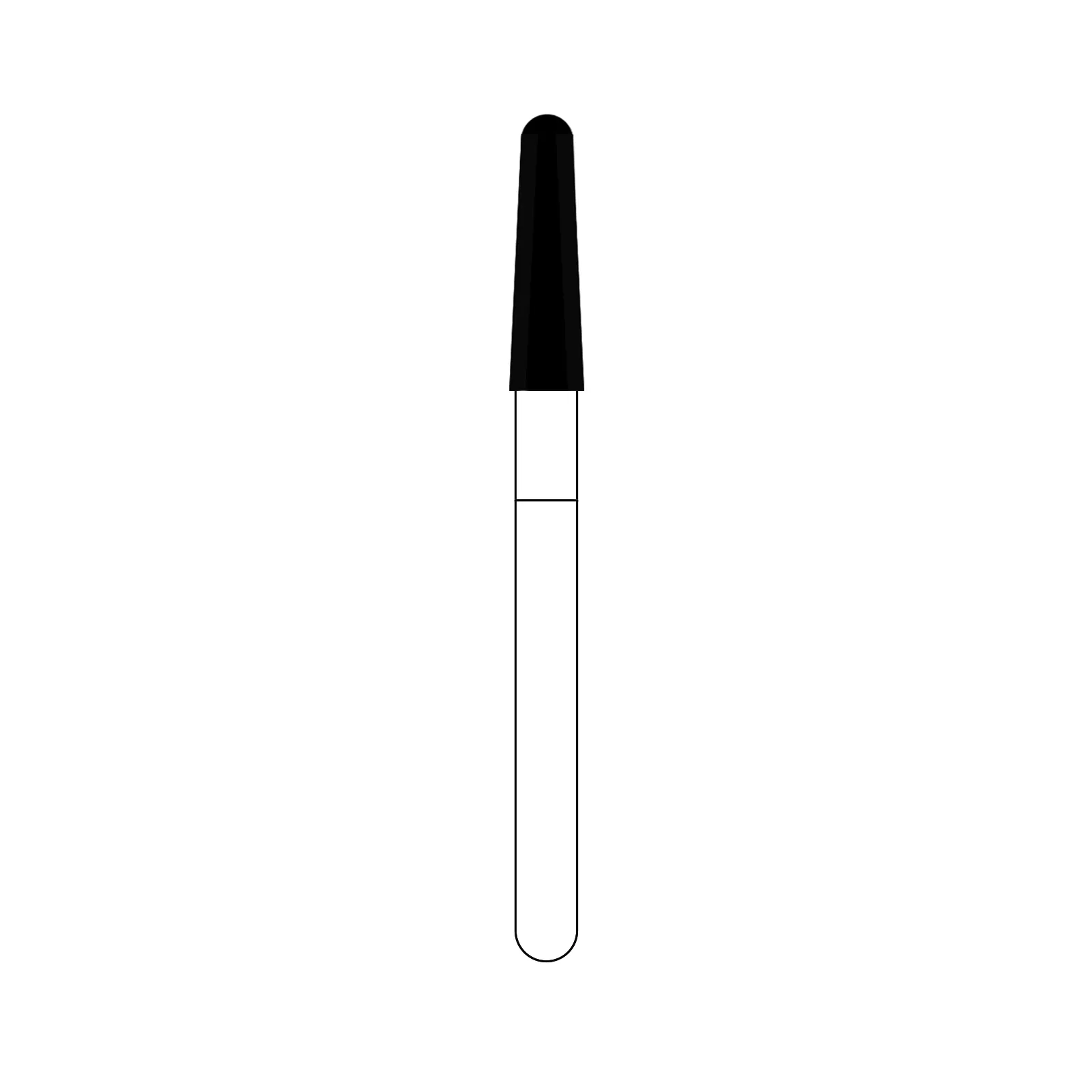 SS White Revelation Diamond Bur #855/018, Coarse, Round End Taper, FG Short Shank, 5/Pack, 91277-5 thumbnail 3