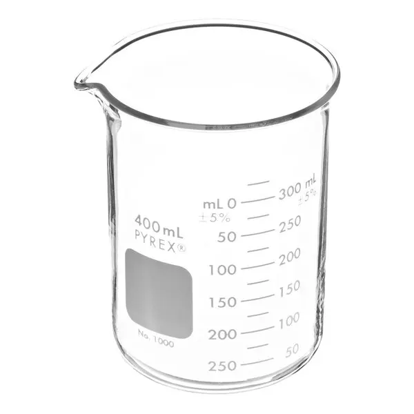 Glass Beaker with Lid, 400ml, B894-6 thumbnail 3